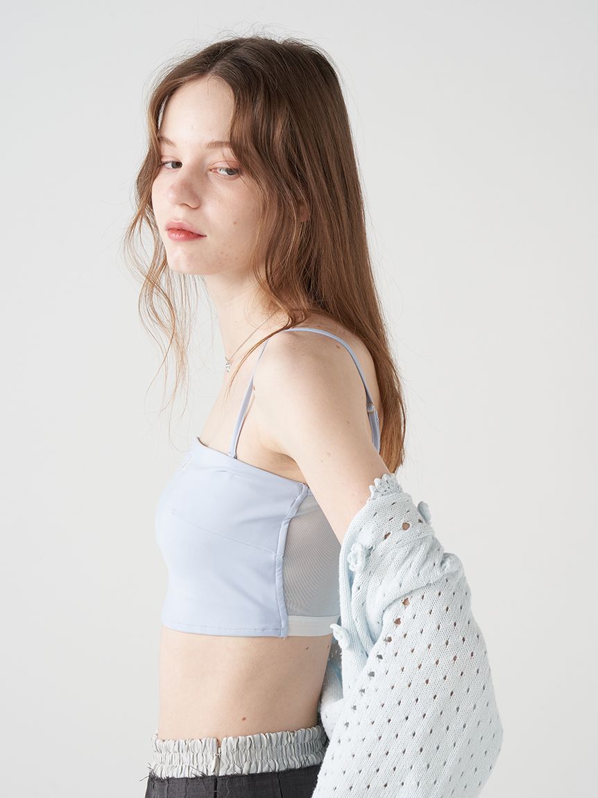 FURFUR「ロゴ刺繍バンドゥブラトップ」|インナー|