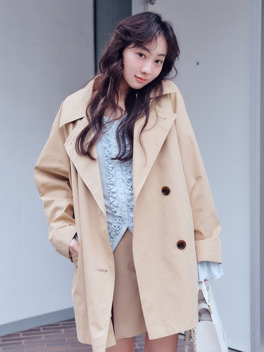 FURFUR「ベルト付きタックミニスカート」|スカート|