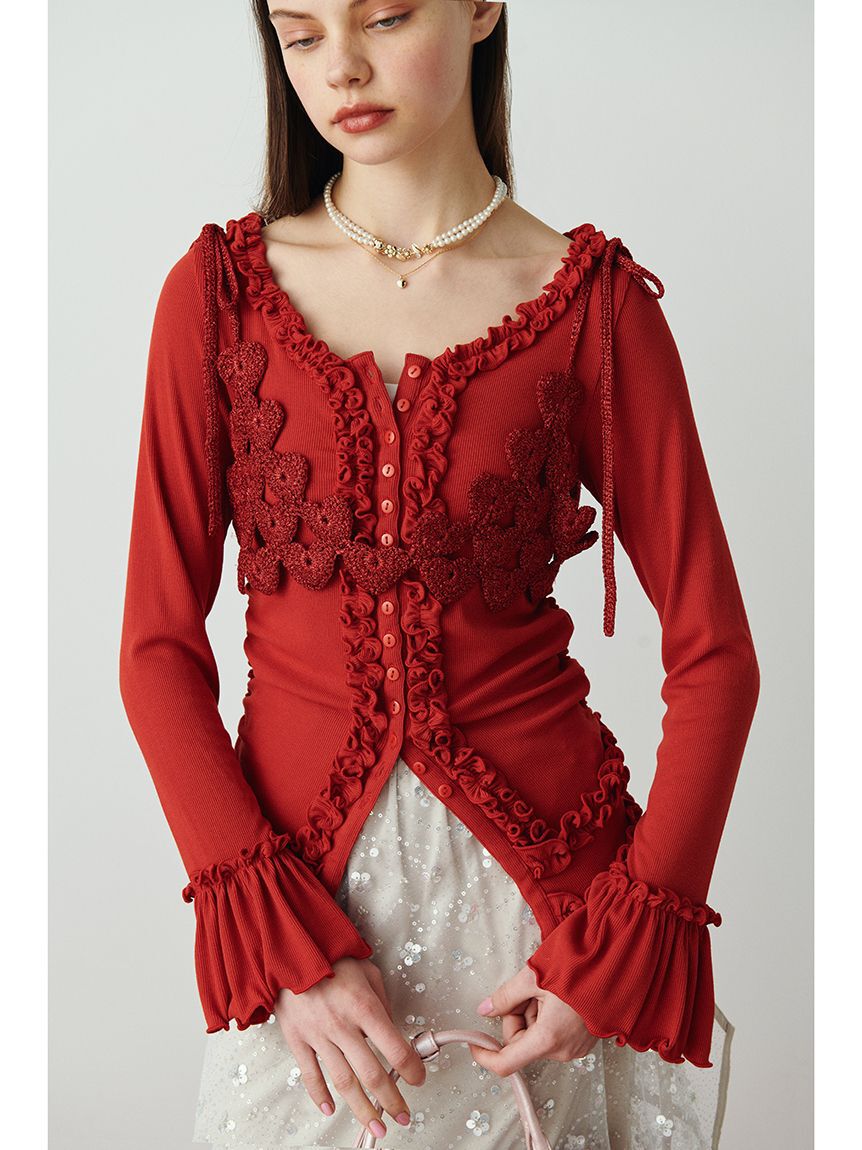 FURFUR「スパンコールラップスカート」|スカート|