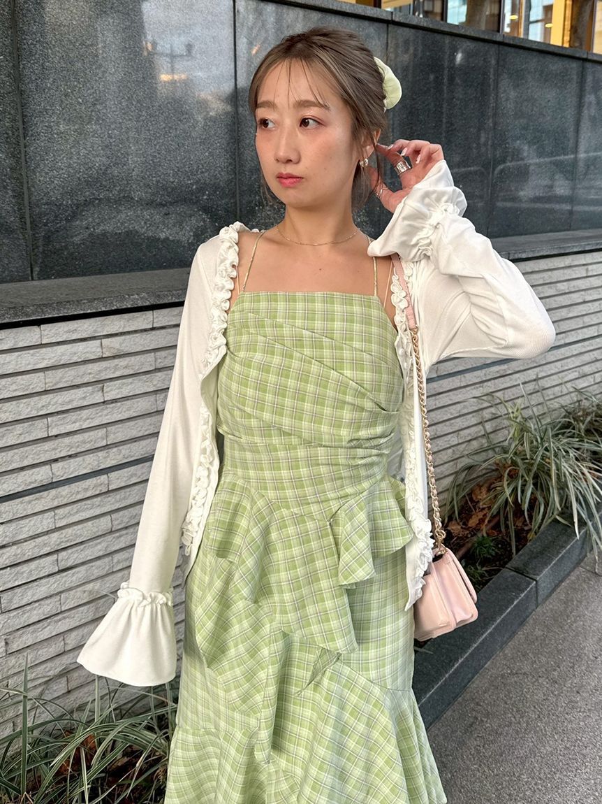 FURFUR「アシンメトリーヘムキャミソール」|キャミソール|