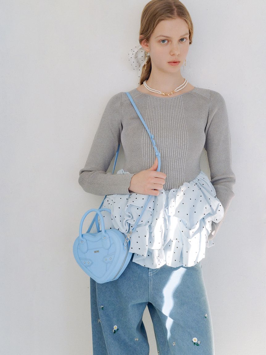 FURFUR「フラワーモチーフパールネックレス」|ネックレス|