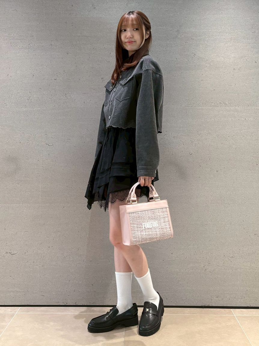 FURFUR「【限定カラー】ツイードロゴトートバッグ」|トートバッグ|