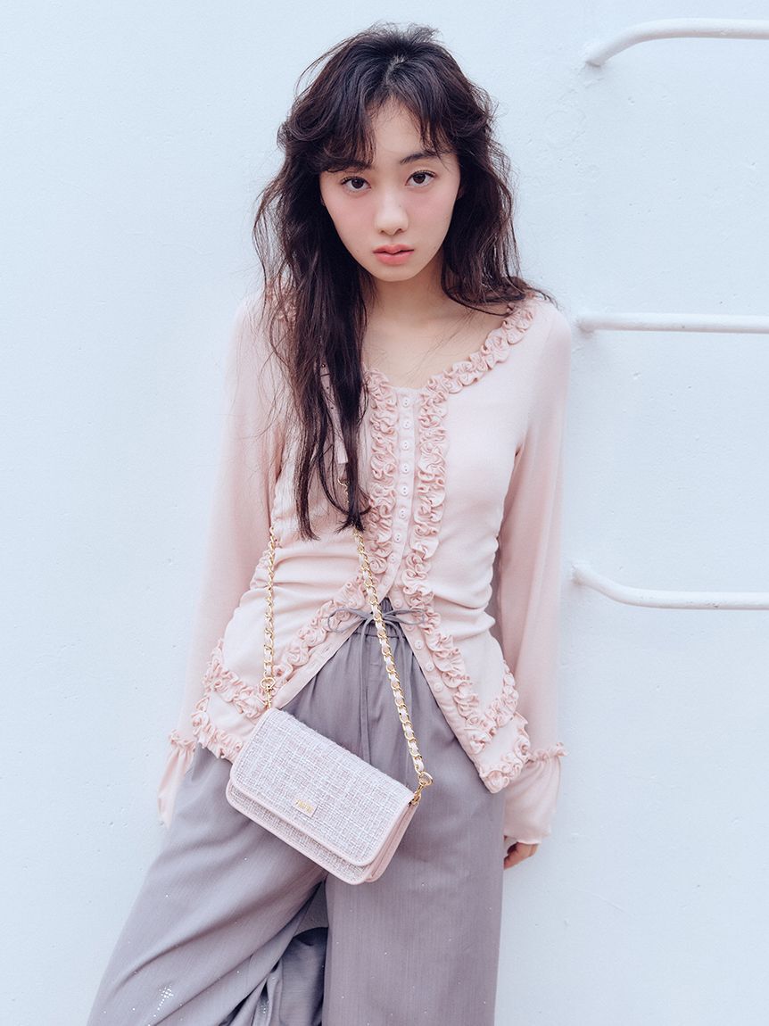 FURFUR「【限定カラー】ツイードロゴフォンホルダー」|ショルダー・メッセンジャー|