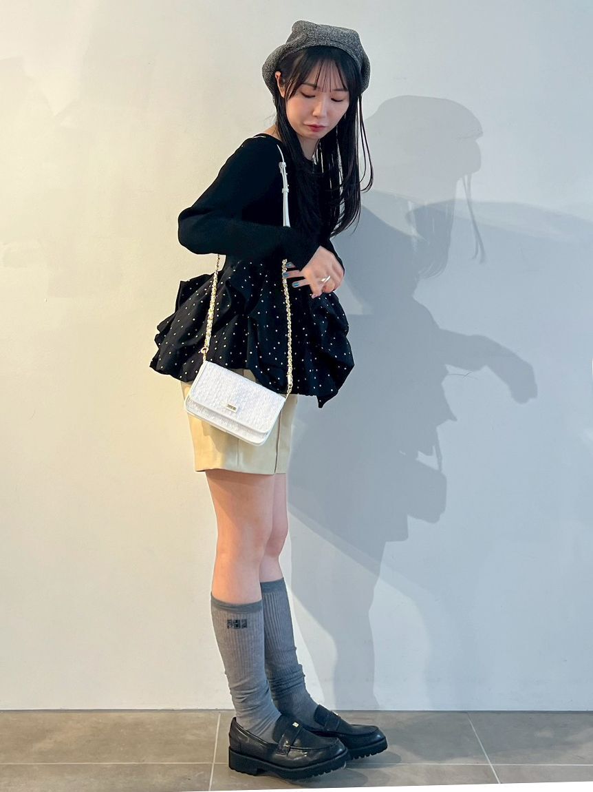 FURFUR「ロゴ刺繍ベレー帽」|ハンチング・ベレー帽|