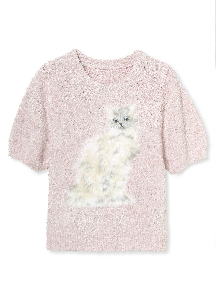 FURFUR「キャットモチーフジャガードニットトップス」|ニット・セーター|