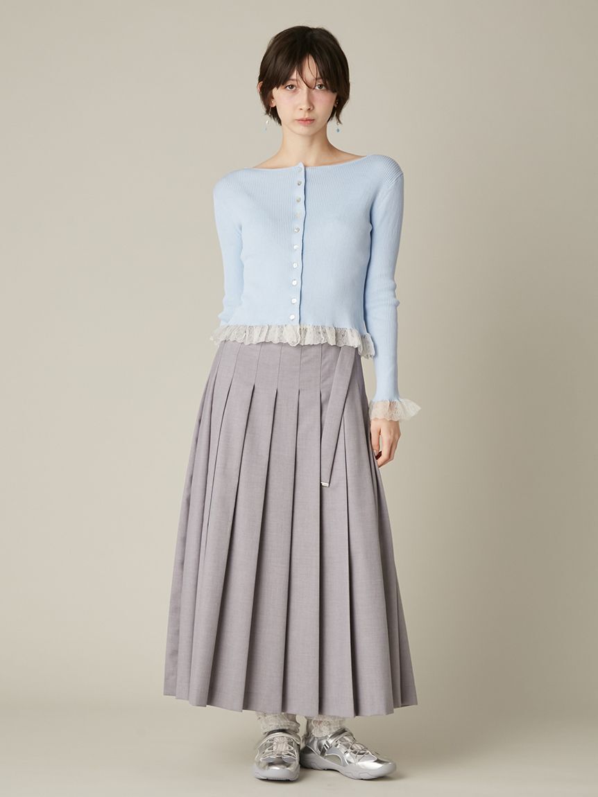 FURFUR「Dカン付きプリーツスカート」|スカート|