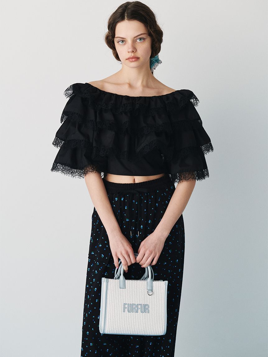 FURFUR「【限定カラー】ミニフラワープリントスウェットパンツ」|チノ|