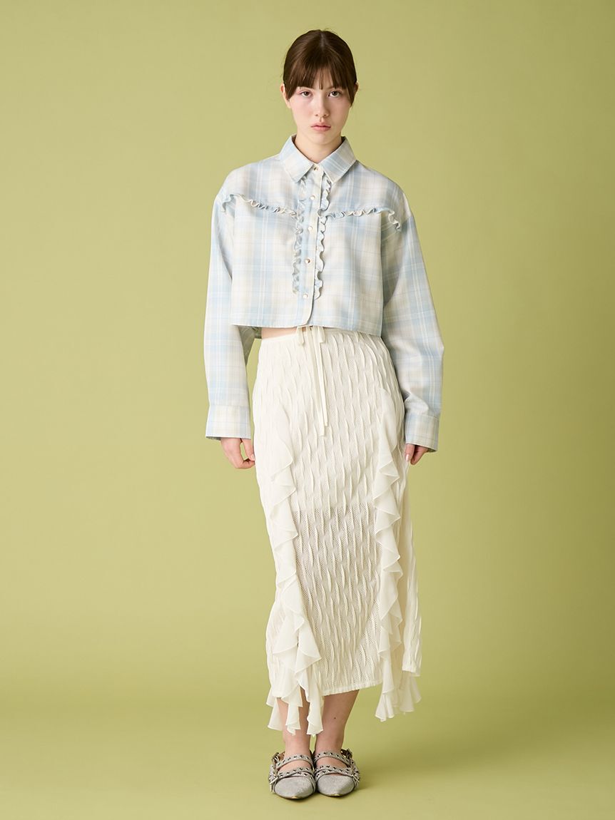 FURFUR「フリルカットスカート」|スカート|