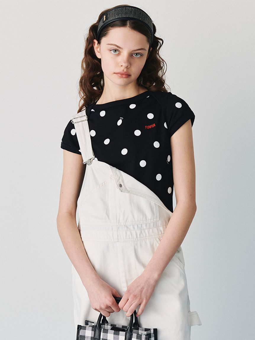 FURFUR「ポルカドットコンパクトTシャツ」|Tシャツ・カットソー|