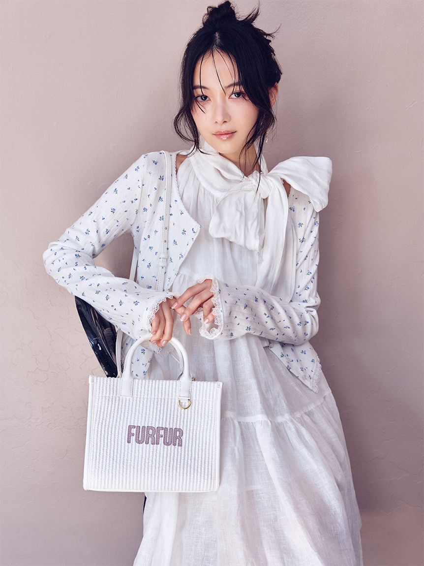 FURFUR「ミニフラワープリントカーディガン」|カーディガン|