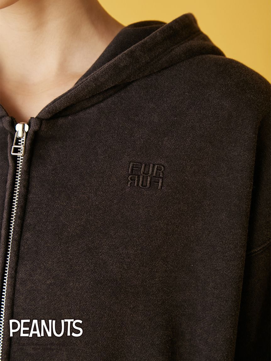 FURFUR「スヌーピーコラボルーズシルエットパーカー」|パーカー|