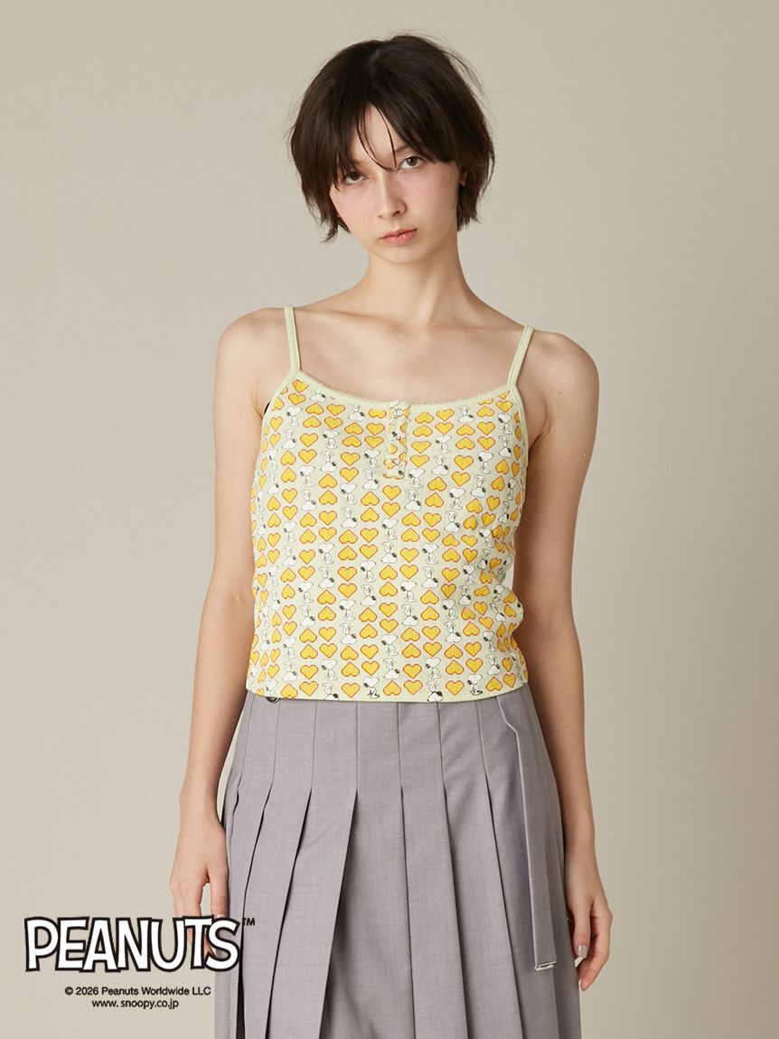 FURFUR「スヌーピーコラボ総柄キャミソール」|キャミソール|