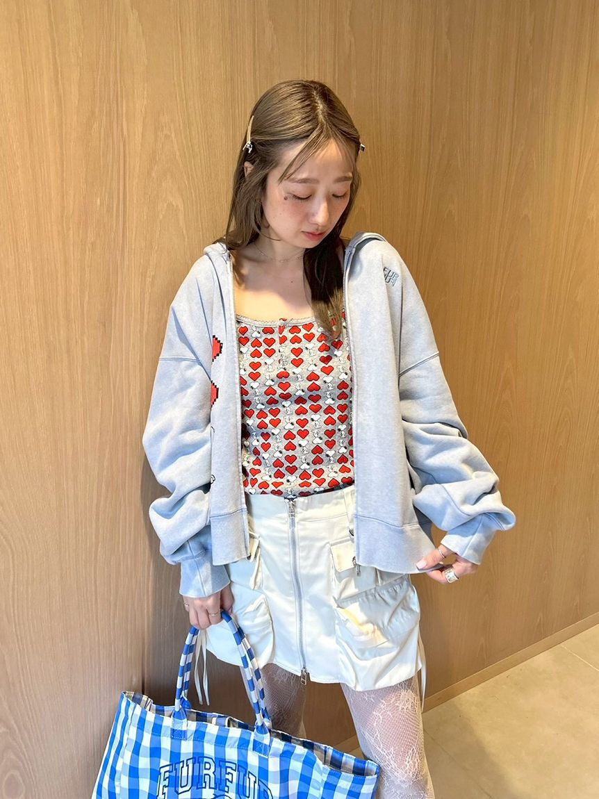 FURFUR「スヌーピーコラボ総柄キャミソール」|キャミソール|