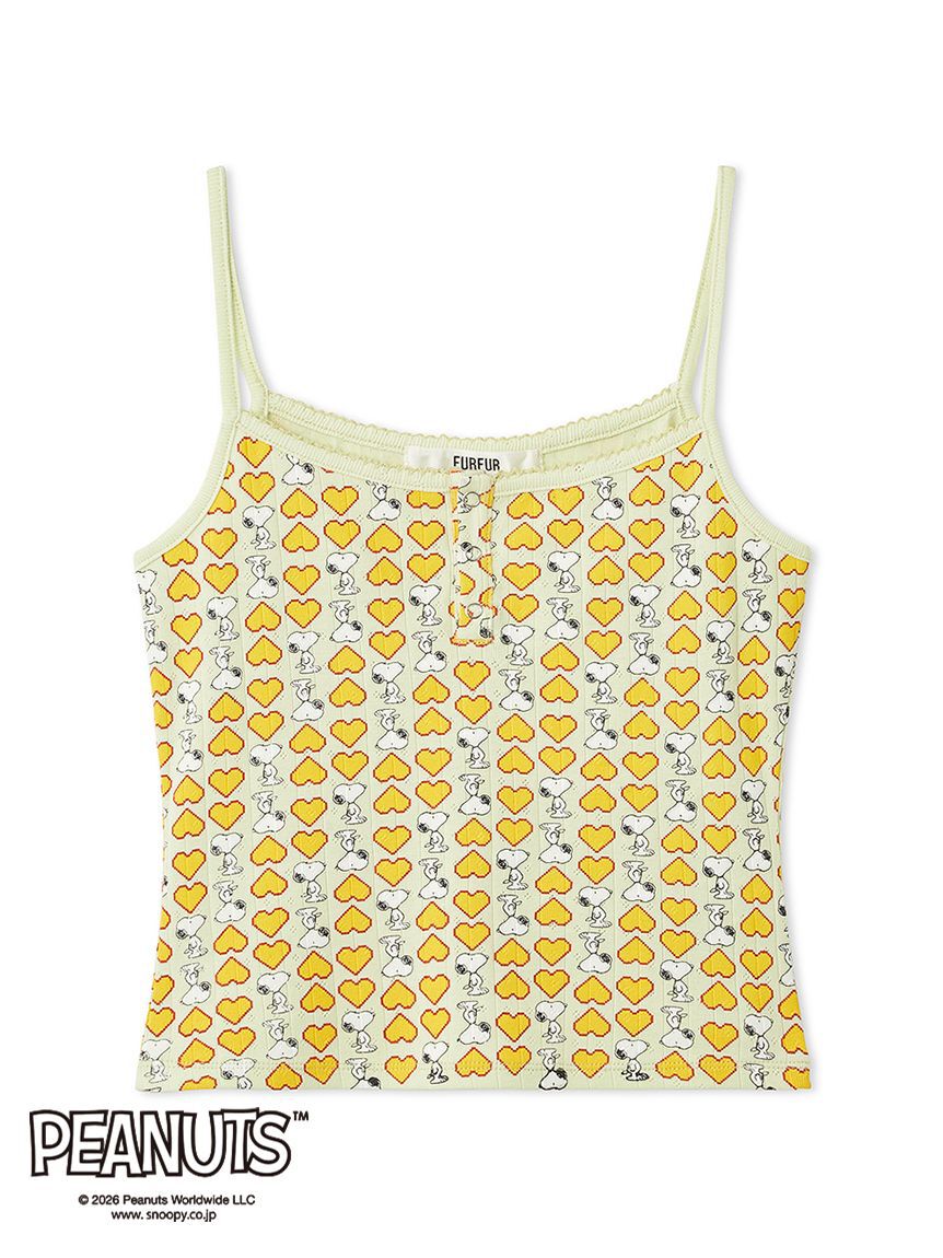 FURFUR「スヌーピーコラボ総柄キャミソール」|キャミソール|