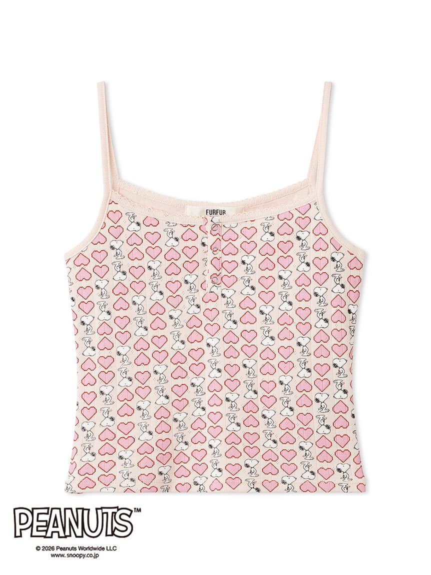 FURFUR「スヌーピーコラボ総柄キャミソール」|キャミソール|