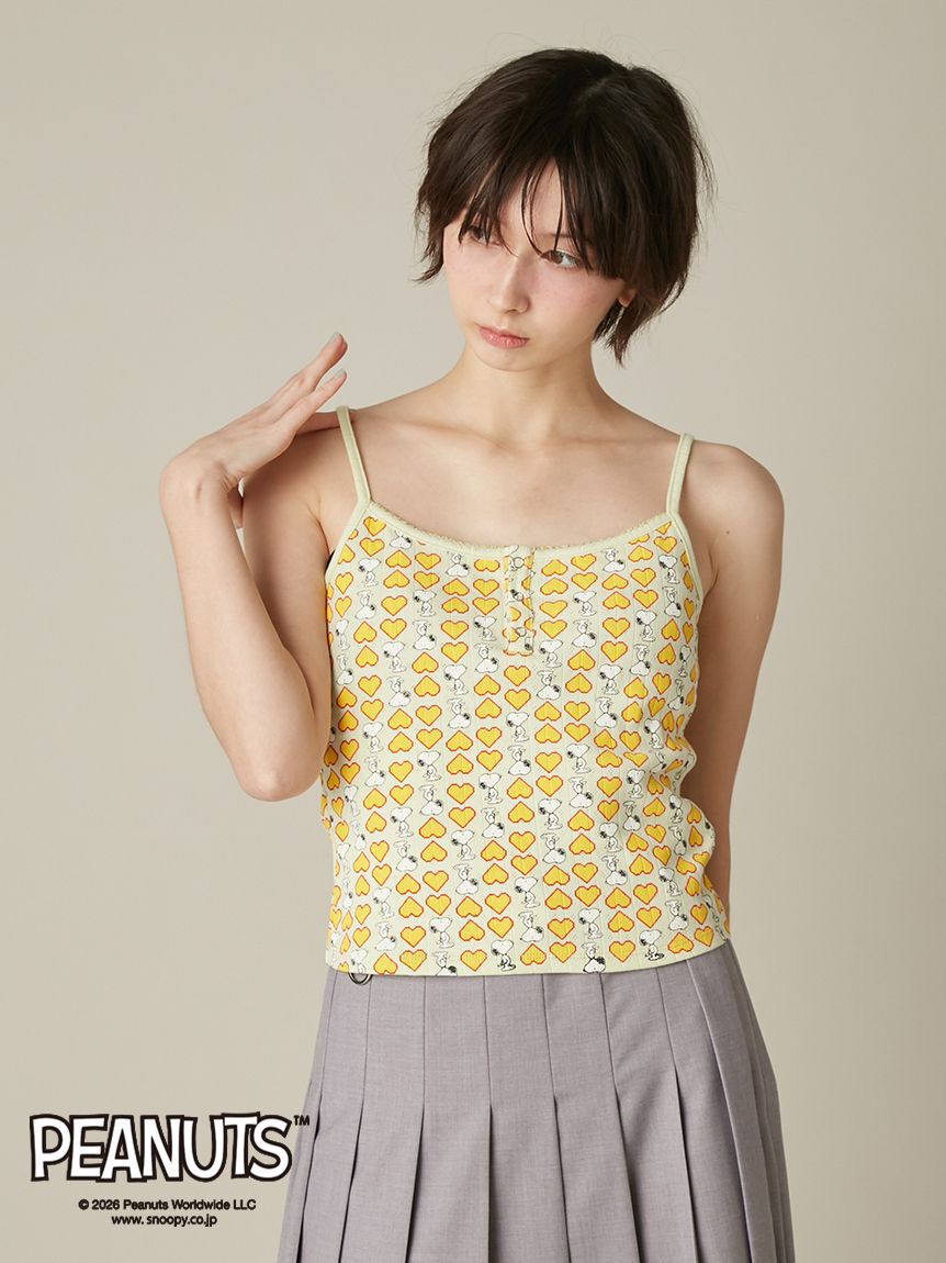FURFUR「スヌーピーコラボ総柄キャミソール」|キャミソール|