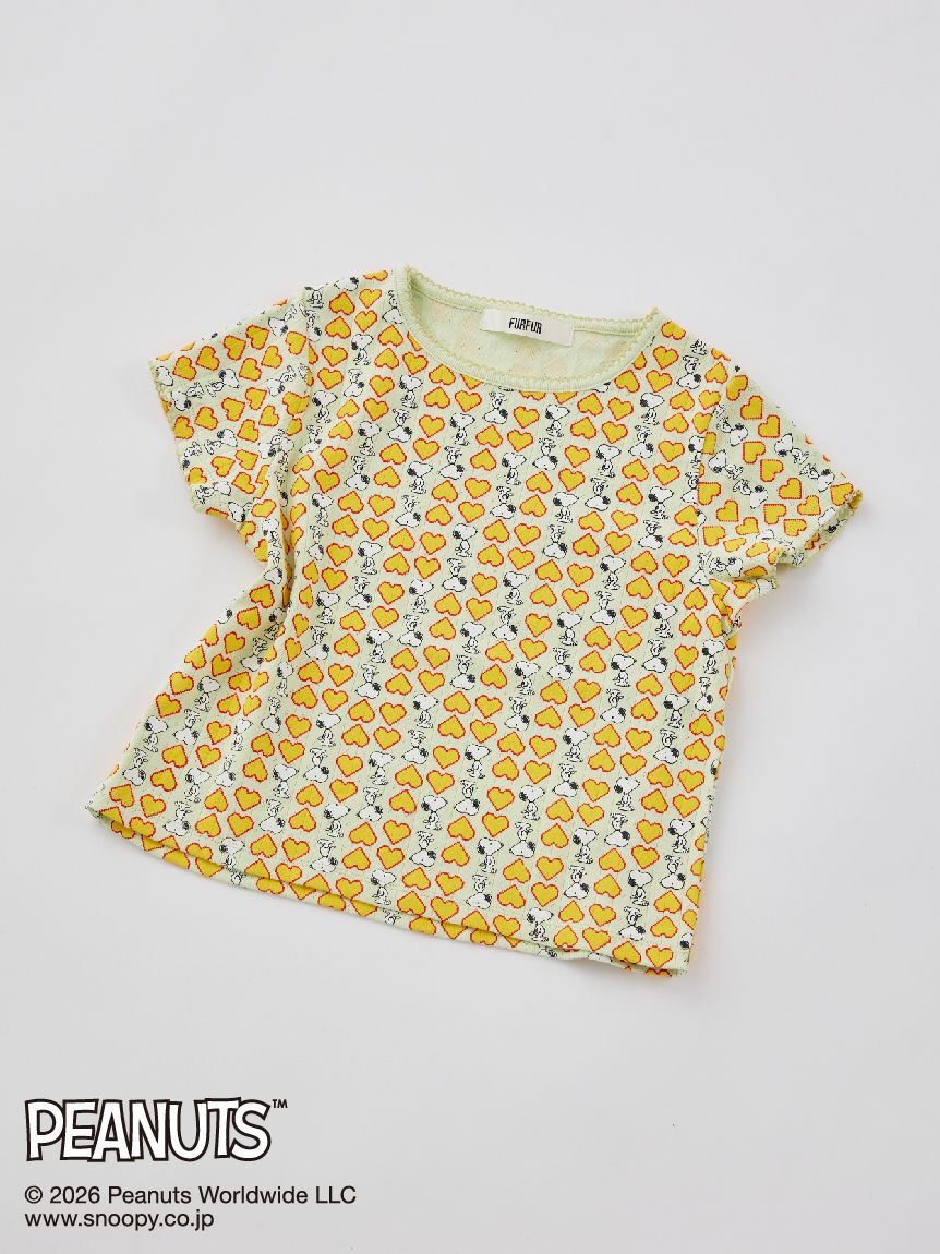 FURFUR「スヌーピーコラボ総柄Tシャツ」|Tシャツ・カットソー|LIME