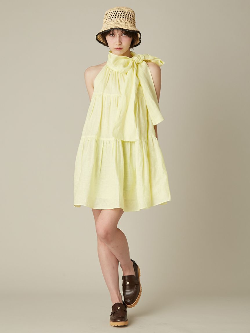FURFUR「ボウタイアメスリワンピース」|ワンピース|