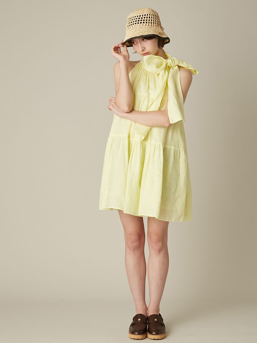 FURFUR「ボウタイアメスリワンピース」|ワンピース|