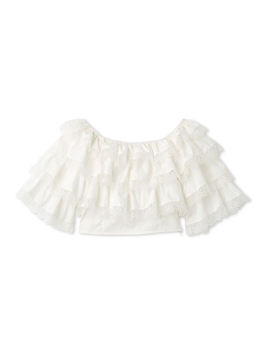 FURFUR「ティアードフリルブラウス」|シャツ・ブラウス|