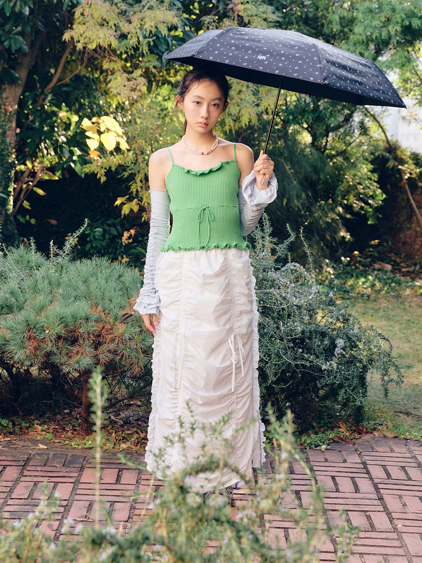 FURFUR「【UVカット】フリルアームカバー&ポーチセット」|手袋|