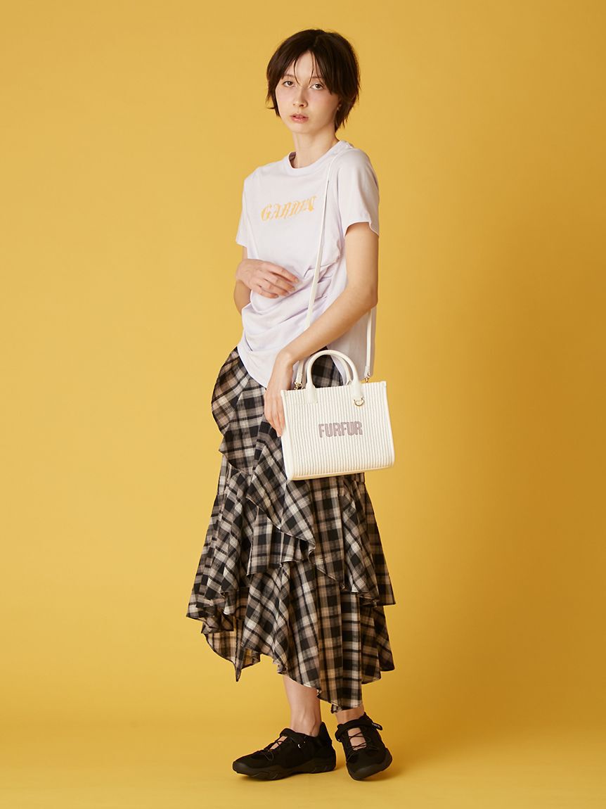 FURFUR「【限定カラー】ラフィアロゴトートバッグ」|トートバッグ|