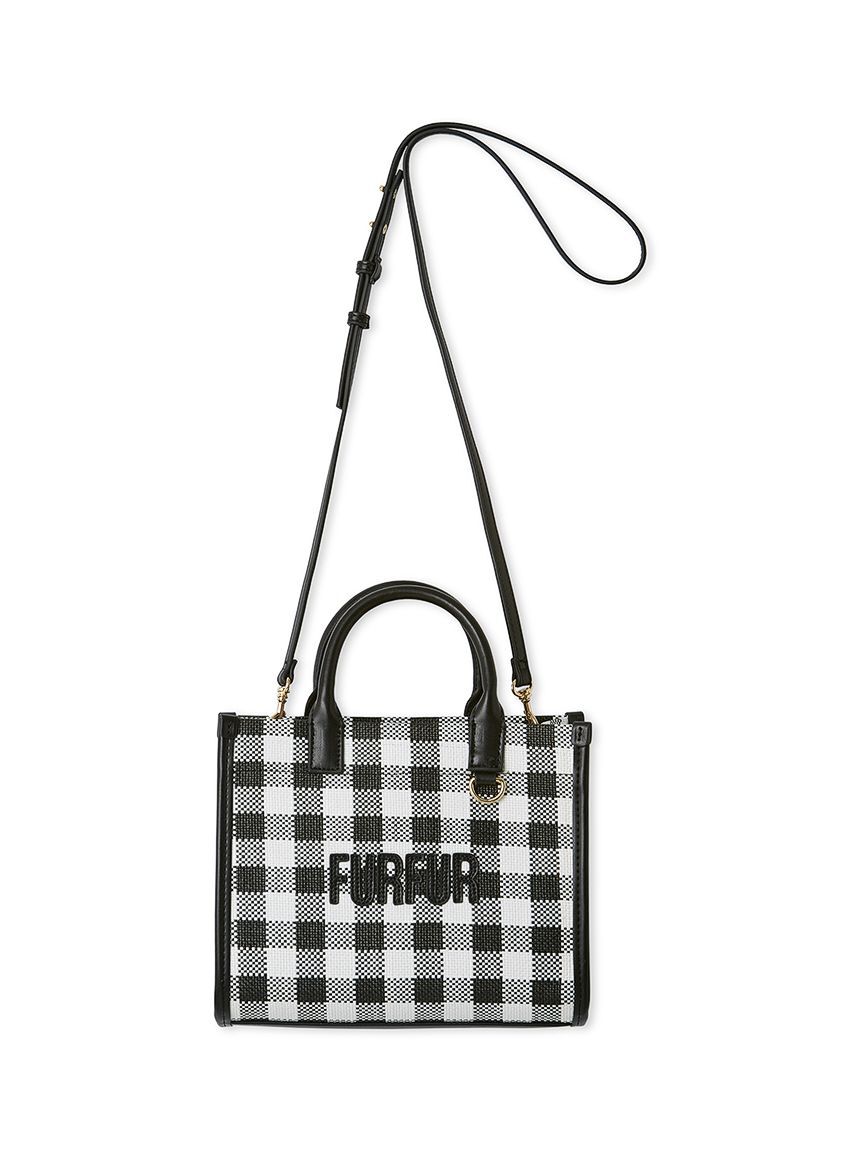 FURFUR「【限定カラー】ラフィアロゴトートバッグ」|トートバッグ|