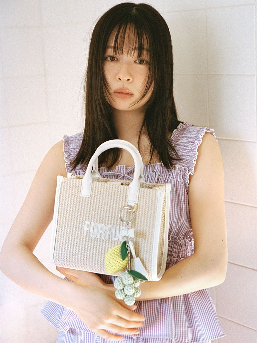 FURFUR「【限定カラー】ラフィアロゴトートバッグ」|トートバッグ|