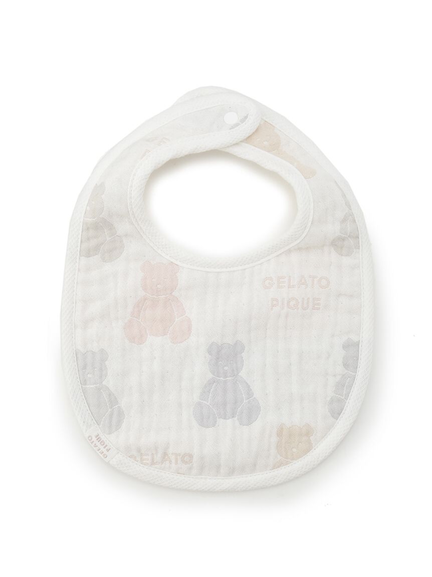 GELATO PIQUE KIDS & BABY「【BABY】ベア３重ガーゼスタイ」|スタイ|