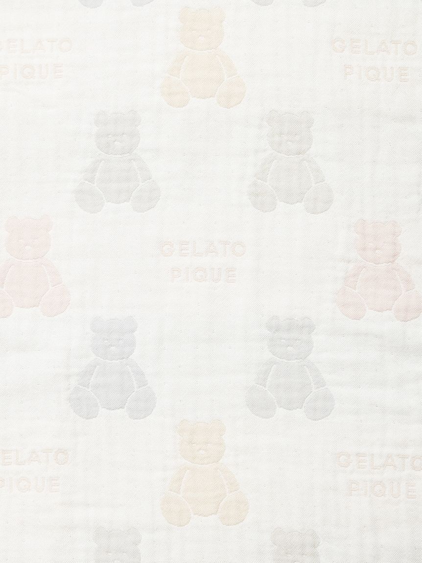 GELATO PIQUE KIDS & BABY「【ラッピング済み】【BABY】ベア３重ガーゼブランケット&ピローSET」|その他ベビー用品|