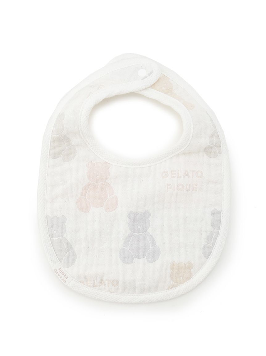 GELATO PIQUE KIDS & BABY「【ラッピング済み】【BABY】ベア３重ガーゼブランケット&スタイSET」|その他ベビー用品|