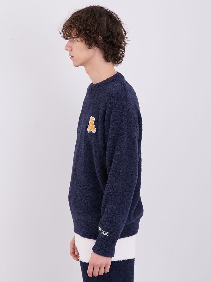 GELATO PIQUE HOMME「【ONLINE限定】【HOMME】ベビモコベアプルオーバー＆ロングパンツセット」|ルームウェア|