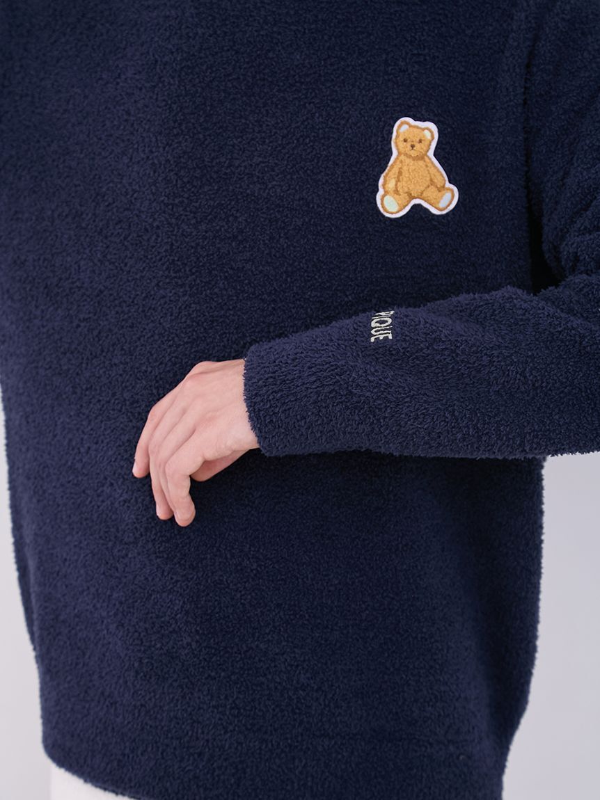 GELATO PIQUE HOMME「【ONLINE限定】【HOMME】ベビモコベアプルオーバー＆ロングパンツセット」|ルームウェア|