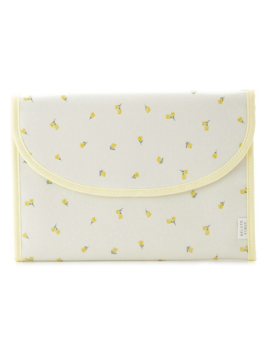 GELATO PIQUE KIDS & BABY「【販路限定】総柄母子手帳ケースL」|マタニティ・ママグッズ|YEL