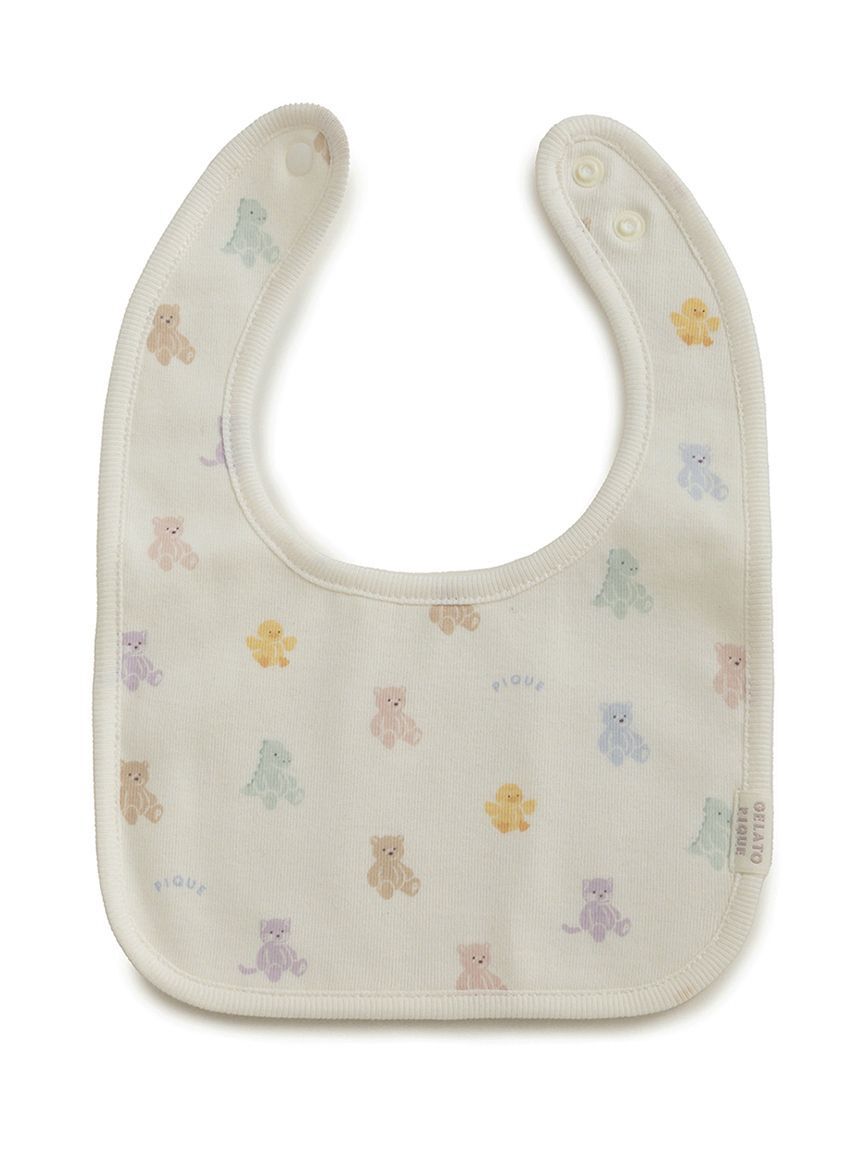 GELATO PIQUE KIDS & BABY「【ラッピング済み】【BABY】ベアニットキャップ&スタイ2点セット ギフトBOX」|その他ベビー用品|