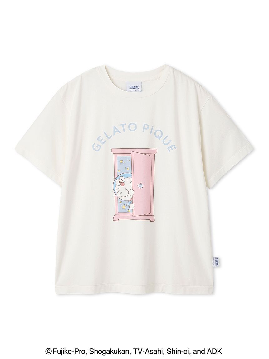 gelato pique「【ドラえもん】【レディース】ワンポイントTシャツ」|ルームウェア|OWHT