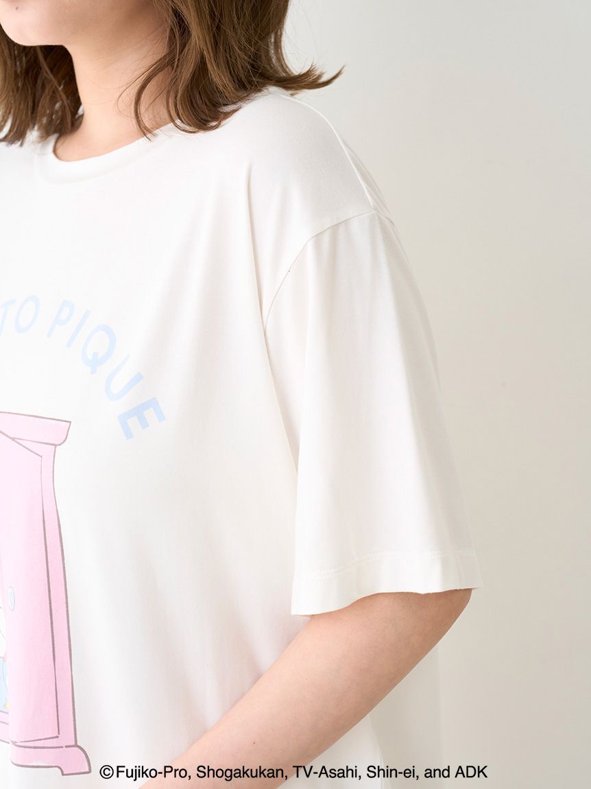 gelato pique「【ドラえもん】【レディース】ワンポイントTシャツ」|ルームウェア|