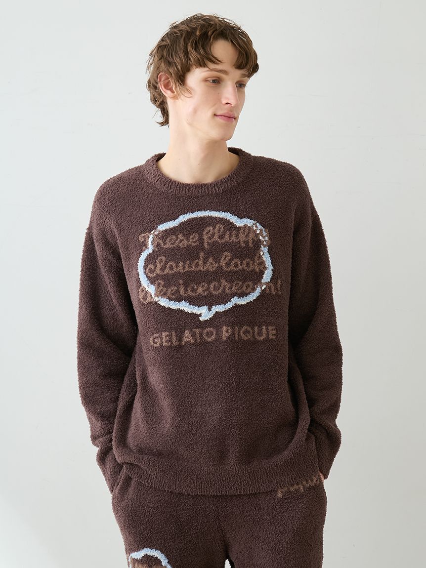 GELATO PIQUE HOMME「【HOMME】ベビモコトークロゴプルオーバー」|プルオーバー|