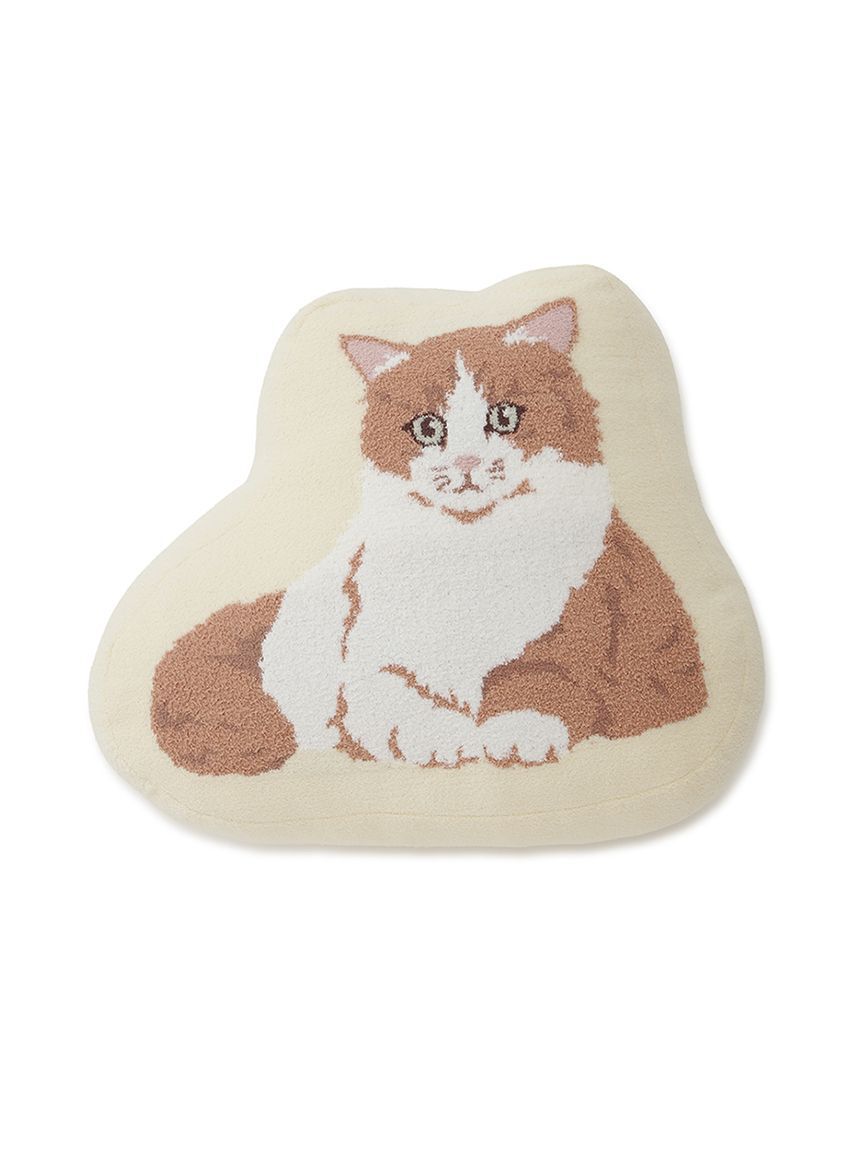 gelato pique Sleep「【Sleep】エアリーモコキャットダイカットクッション」|クッション・クッションカバー|