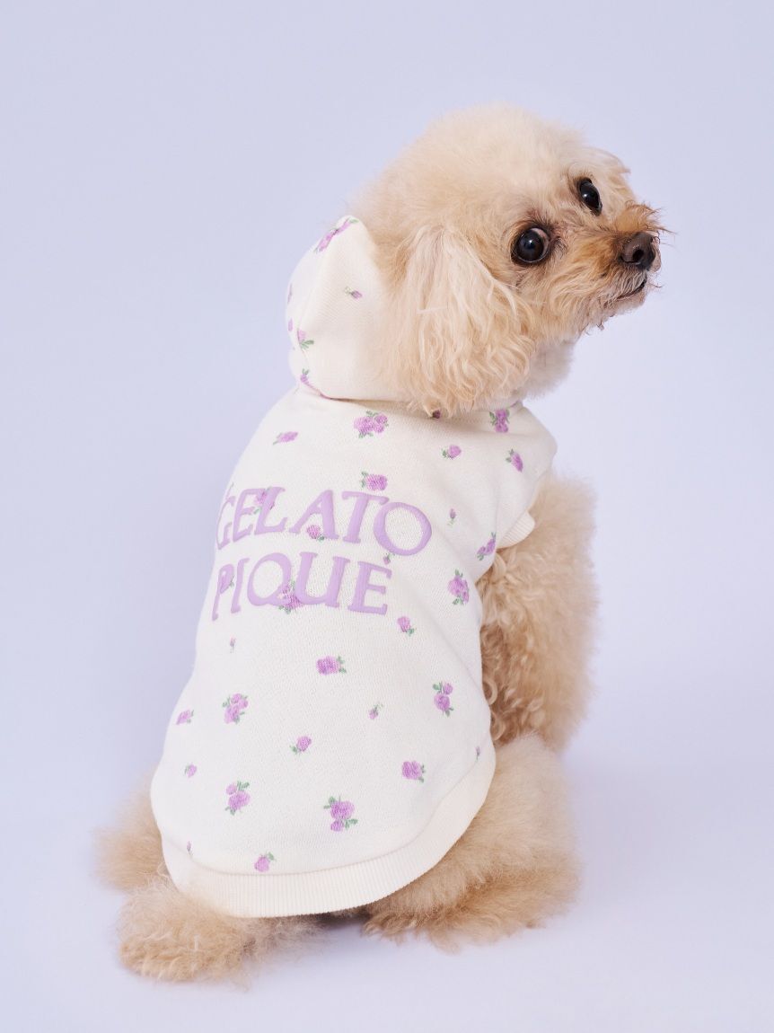  GELATO PIQUE CAT&DOG「【CAT&DOG】フラワー柄裏毛フーディー」|その他|