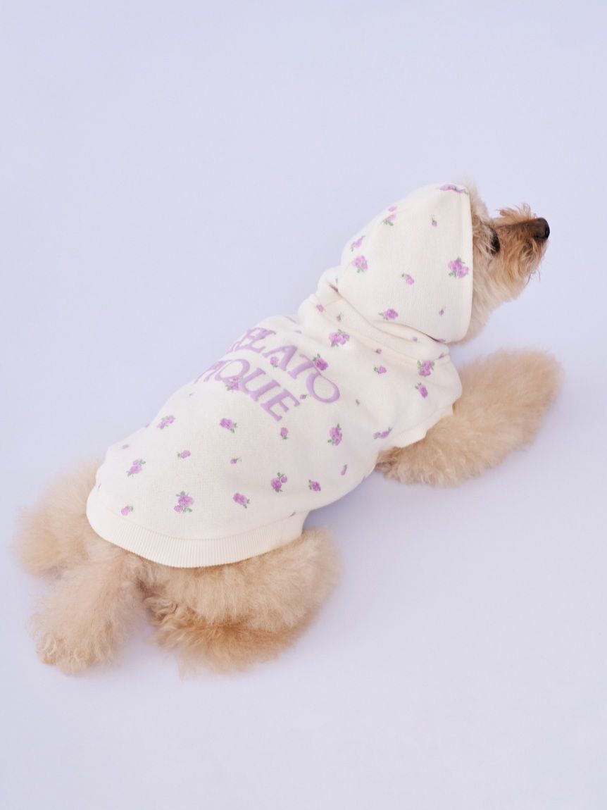  GELATO PIQUE CAT&DOG「【CAT&DOG】フラワー柄裏毛フーディー」|その他|