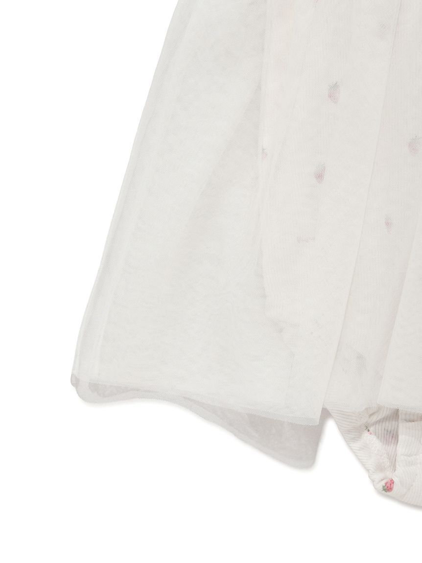 GELATO PIQUE KIDS & BABY「【BABY】ストロベリー柄チュールロンパース」|ロンパース|