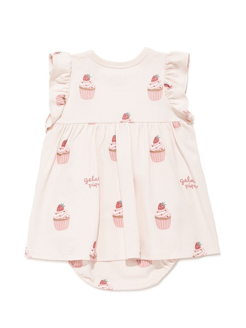 GELATO PIQUE KIDS & BABY「【BABY】カップケーキ柄ロンパース」|ロンパース|