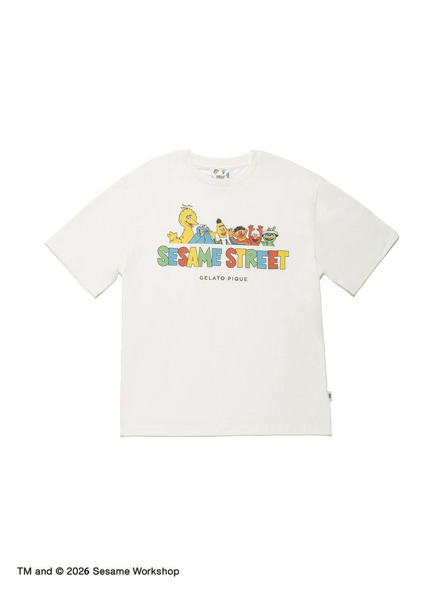 GELATO PIQUE HOMME「【SESAME STREET】【HOMME】ワンポイントTシャツ」|ルームウェア|