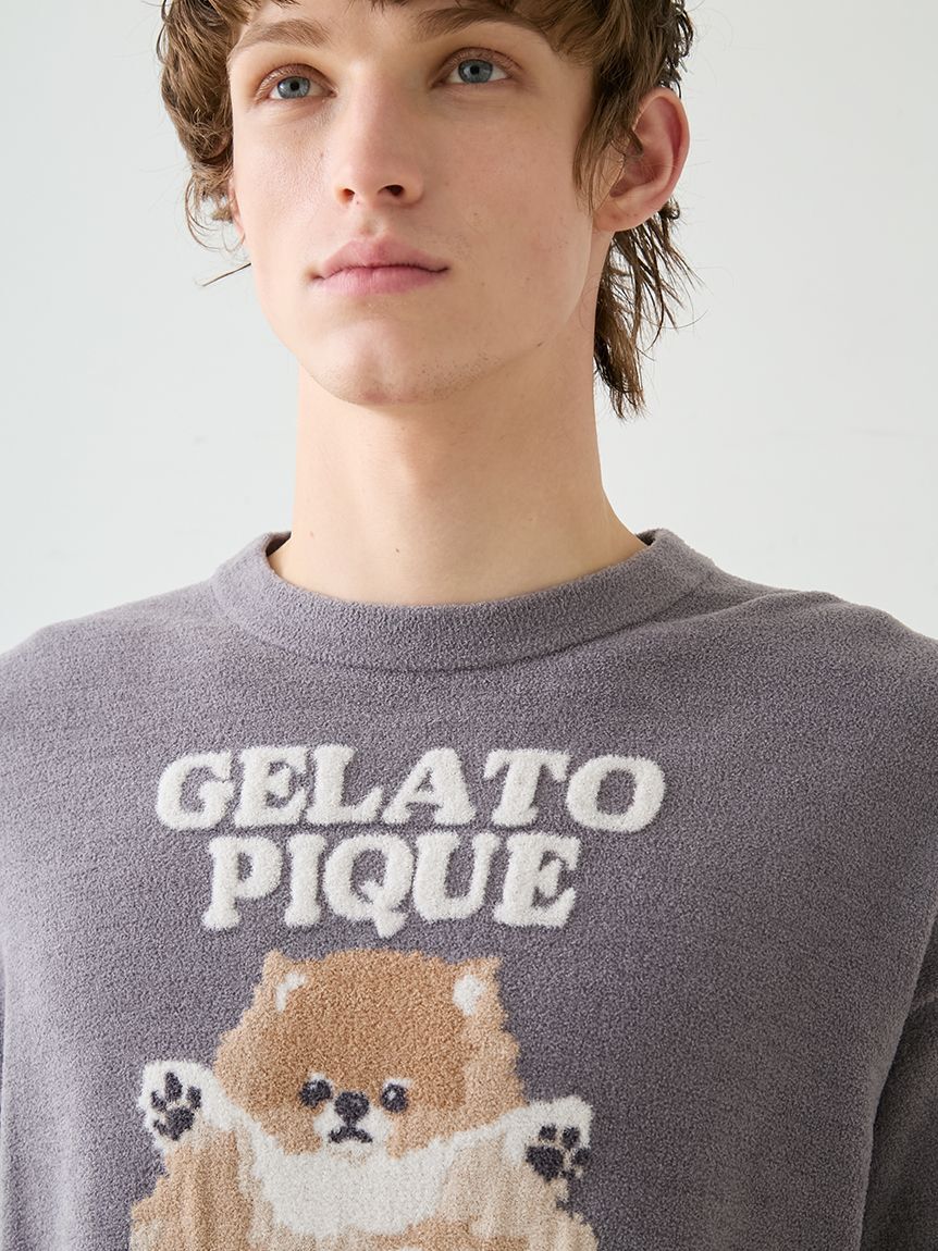 GELATO PIQUE HOMME「【ONLINE限定カラーあり】【HOMME】ドッグジャガードプルオーバー」|プルオーバー|