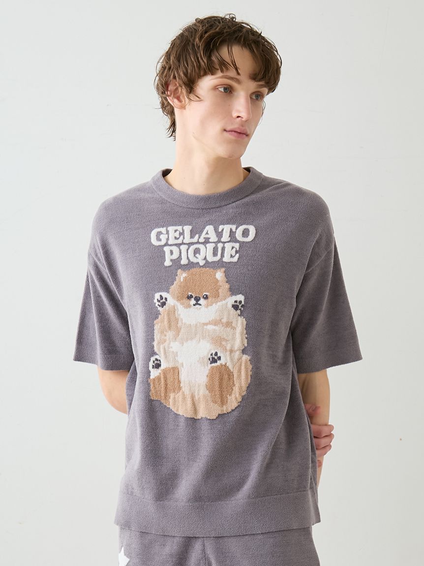 GELATO PIQUE HOMME「【ONLINE限定カラーあり】【HOMME】ドッグジャガードプルオーバー」|プルオーバー|