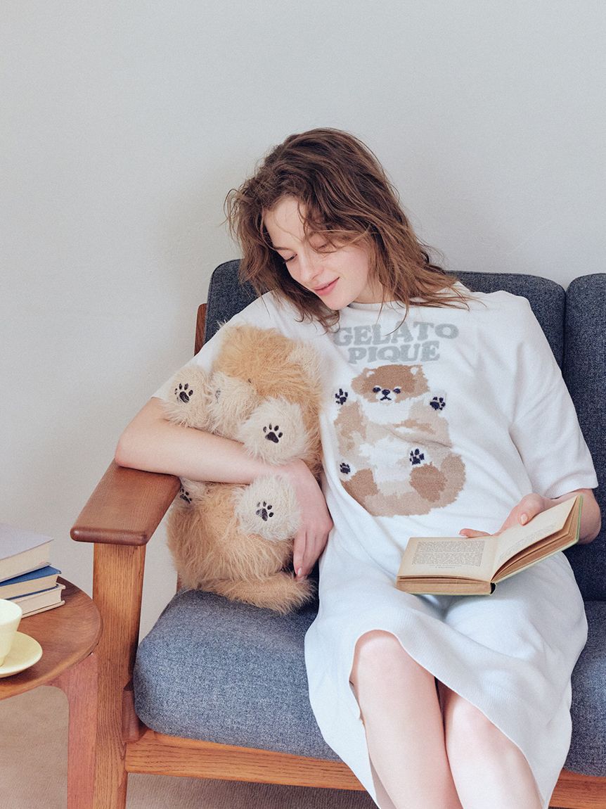 gelato pique Sleep「【Sleep】ドッグくたくたクッション」|クッション・クッションカバー|
