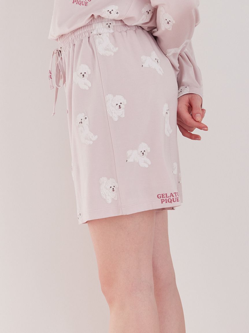 gelato pique「ドッグ柄ショートパンツ」|ルームウェア|