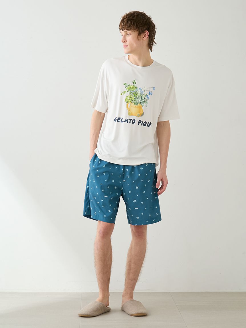 GELATO PIQUE HOMME「【HOMME】リトルフラワー柄プリントハーフパンツ」|その他|