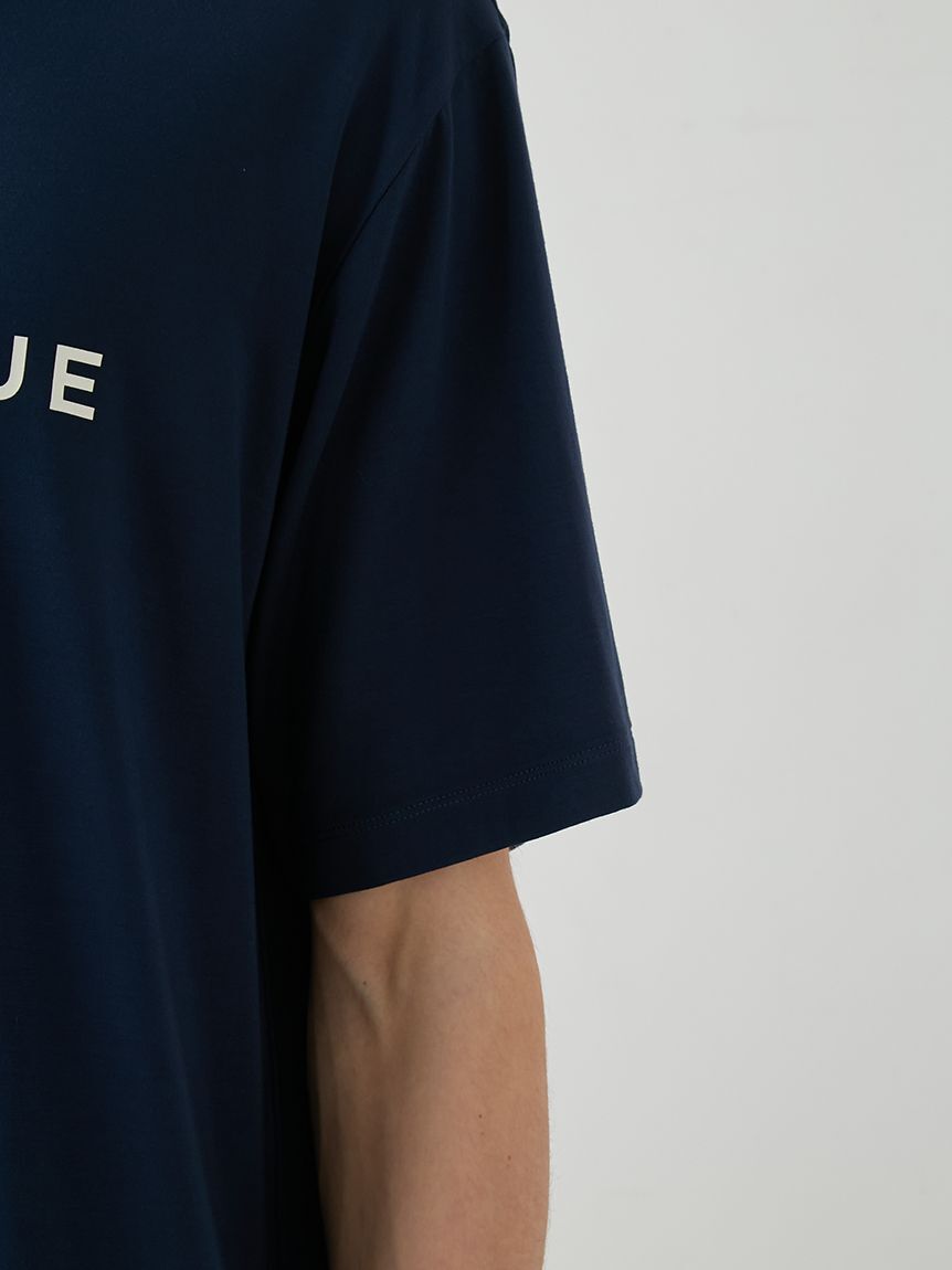 GELATO PIQUE HOMME「【HOMME】レーヨンロゴTシャツ&ボーダーハーフパンツセット」|ルームウェア|